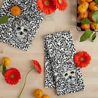 Fiesta Skull and Vine 2-pc. Kitchen Towel Set