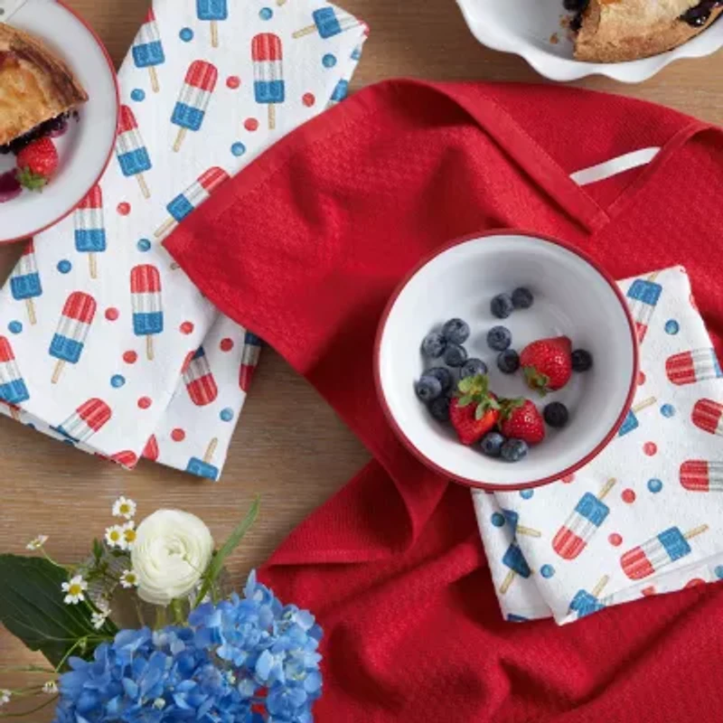 Martha Stewart Ice Pop 3-pc. Kitchen Towel Set