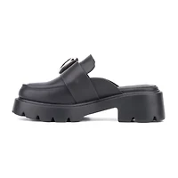 Olivia Miller Heartless Womens Moc Closed Toe Mules