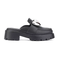 Olivia Miller Heartless Womens Moc Closed Toe Mules