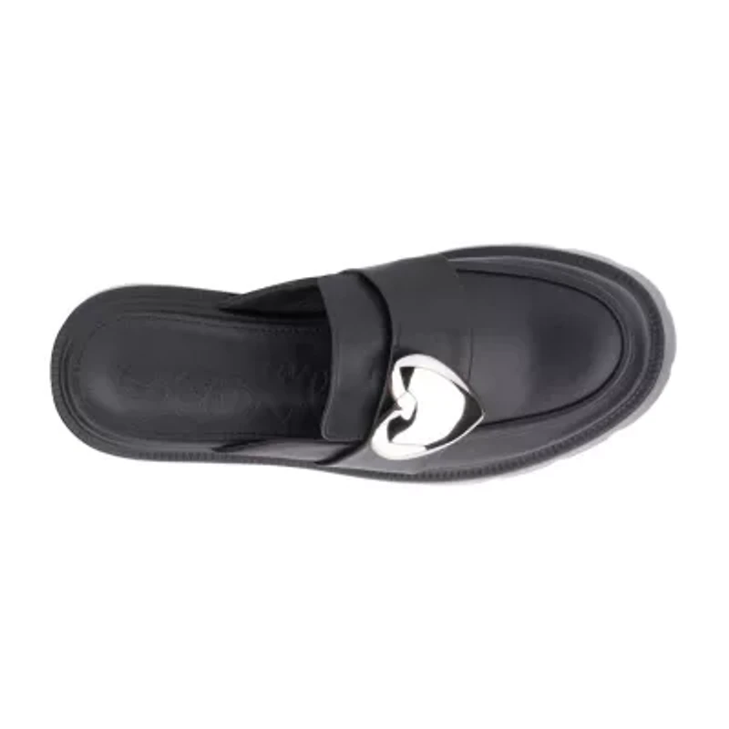 Olivia Miller Heartless Womens Moc Closed Toe Mules