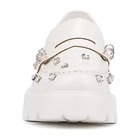 Olivia Miller Luscious Womens Moc Closed Toe Loafers