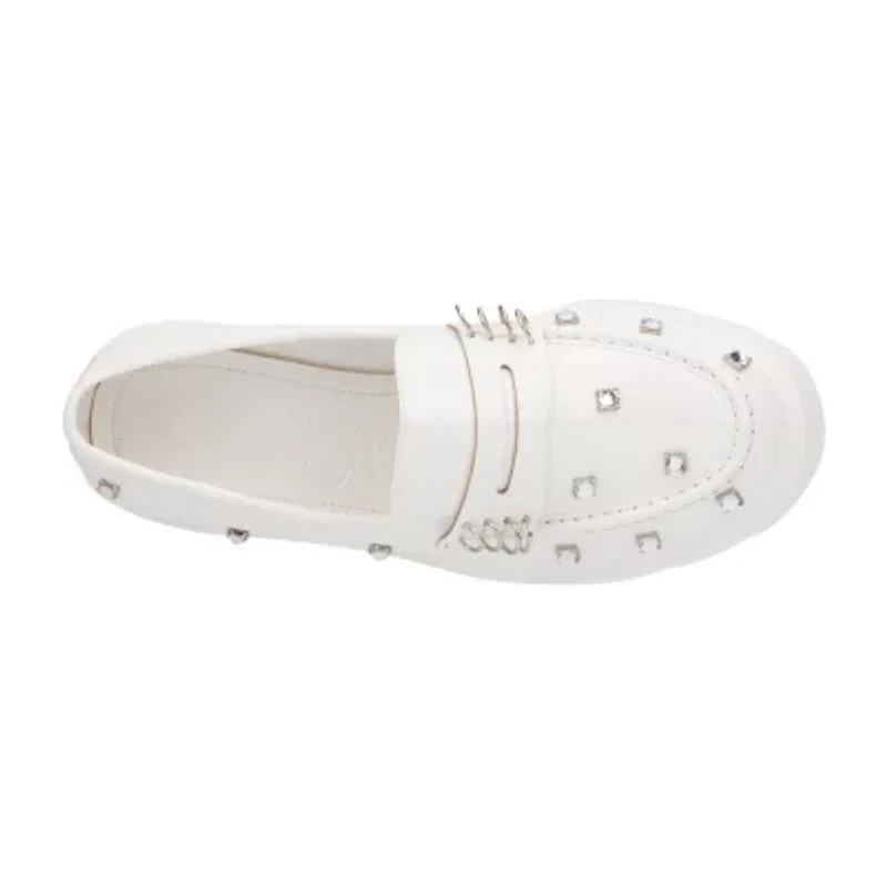 Olivia Miller Luscious Womens Moc Closed Toe Loafers