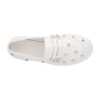 Olivia Miller Luscious Womens Moc Closed Toe Loafers