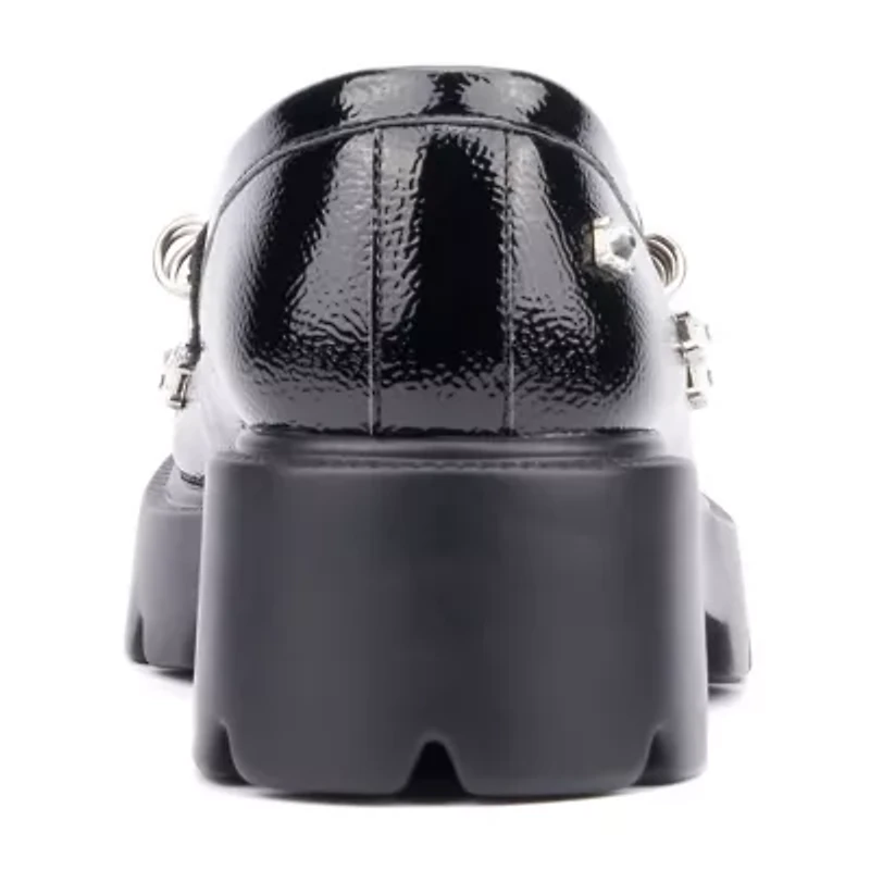 Olivia Miller Luscious Womens Moc Closed Toe Loafers