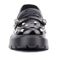 Olivia Miller Luscious Womens Moc Closed Toe Loafers