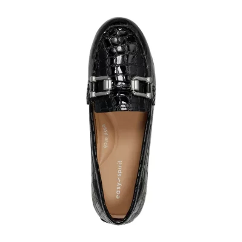 Easy Spirit Megan Womens Moc Closed Toe Loafers