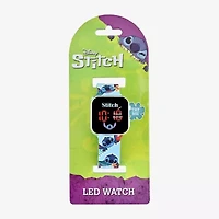 Disney Collection Lilo & Stitch Girls Blue Strap Watch Las4039jc