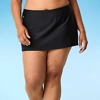 ZeroXposur Womens Comfort Waistband Plus Swim Skirt