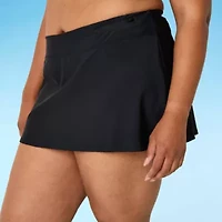 ZeroXposur Womens Comfort Waistband Plus Swim Skirt