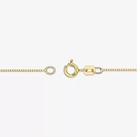 Womens Genuine Black Onyx 10K Gold Cushion 18 Inch Pendant Necklace