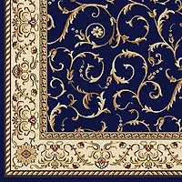 Como Scroll Traditional Oriental Indoor Rectangular Area Rug