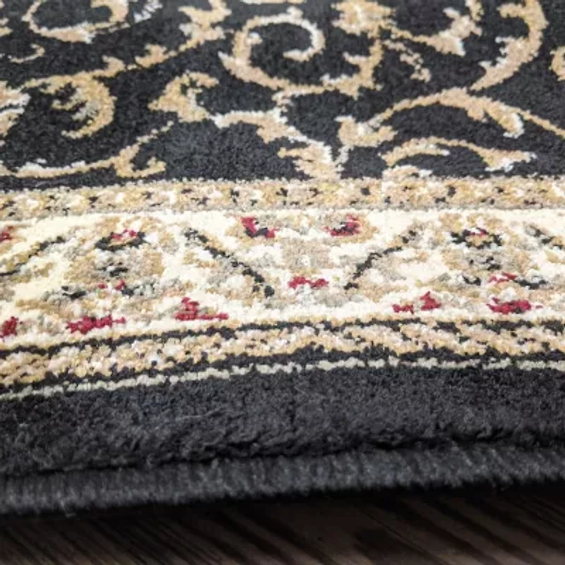 Como Scroll Traditional Oriental Indoor Rectangular Area Rug