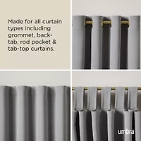 Umbra Mix & Match Cappa Double Curtain Rod