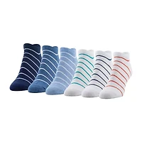 Gold Toe Thin Stripe Womens Multi-Pack 6 Pair Liner Socks