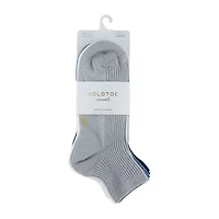 Gold Toe Simple Rib Womens Multi-Pack 6 Pair Quarter Ankle Socks