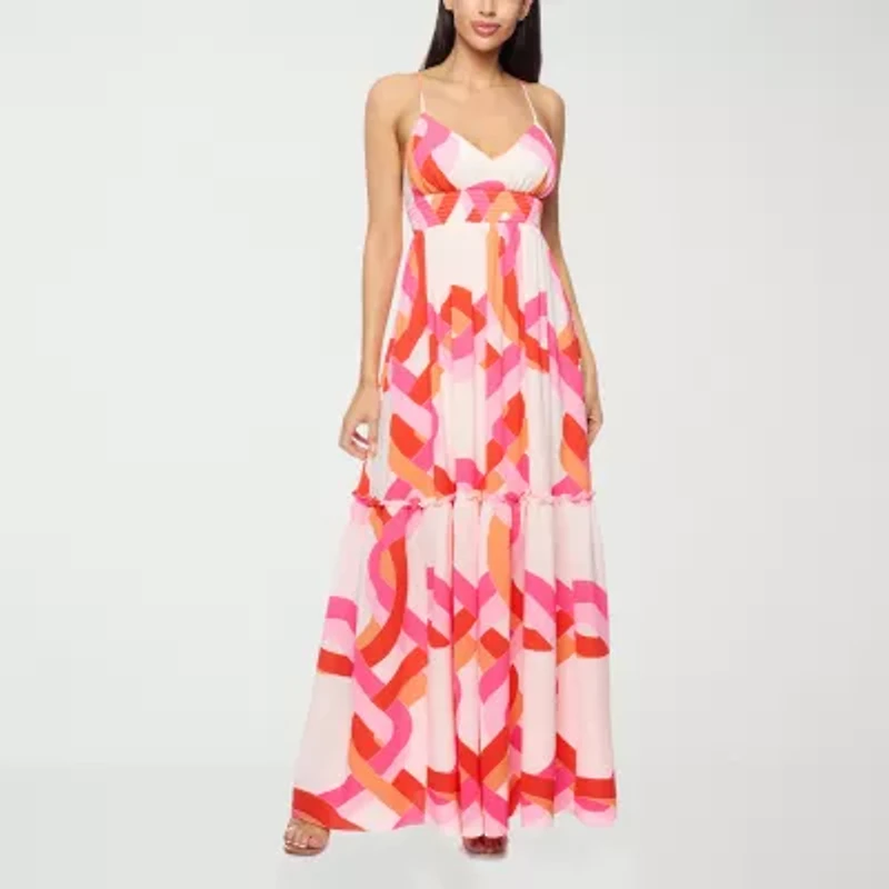 Premier Amour Womens Sleeveless Maxi Dress