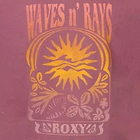 Roxy Big Kid Girls Crew Neck Short Sleeve Classic Fit Graphic T-Shirt