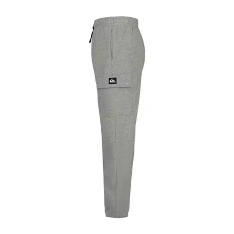 Quiksilver Cargo Big Kid Boys Drawstring Waist Cuffed Regular Fit Jogger Pant