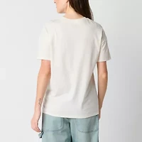 Stitch Nature Boyfriend Tee Womens Crew Neck Short Sleeve Regular Fit Lilo & Juniors Graphic T-Shirt