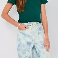 Vanilla Star Little & Big Kid Girls Wide Leg Loose Fit Jean