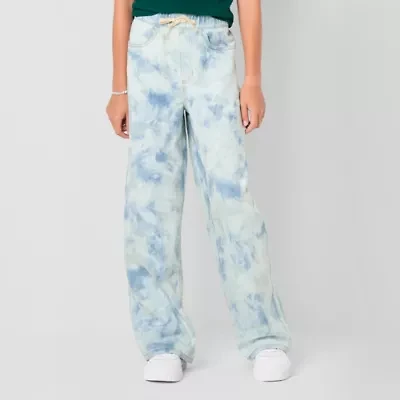 Vanilla Star Little & Big Kid Girls Wide Leg Loose Fit Jean