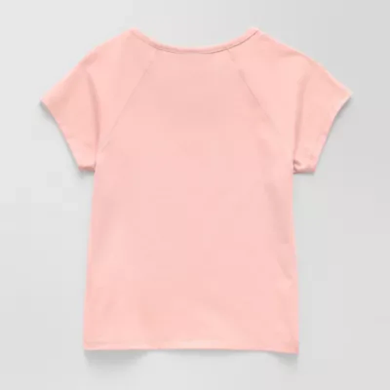 Self Esteem Big Kid Girls Round Neck Short Sleeve T-Shirt
