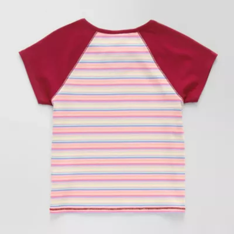 Self Esteem Big Kid Girls Round Neck Short Sleeve T-Shirt