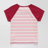 Self Esteem Big Kid Girls Round Neck Short Sleeve T-Shirt