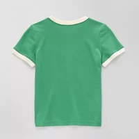 Okie Dokie Toddler & Little Boys Crew Neck Short Sleeve Regular Fit Graphic T-Shirt