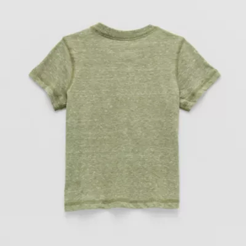 Okie Dokie Toddler & Little Boys Crew Neck Short Sleeve T-Shirt