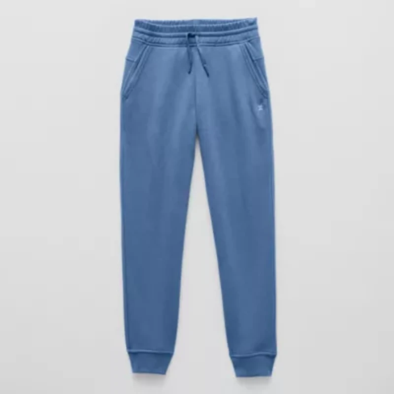 Xersion Little & Big Kid Boys Cuffed Mid Rise Regular Fit Fleece Jogger Pant