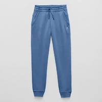 Xersion Little & Big Kid Boys Cuffed Mid Rise Regular Fit Fleece Jogger Pant