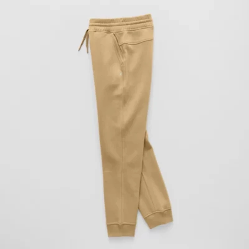 Xersion Little & Big Kid Boys Cuffed Mid Rise Regular Fit Fleece Jogger Pant