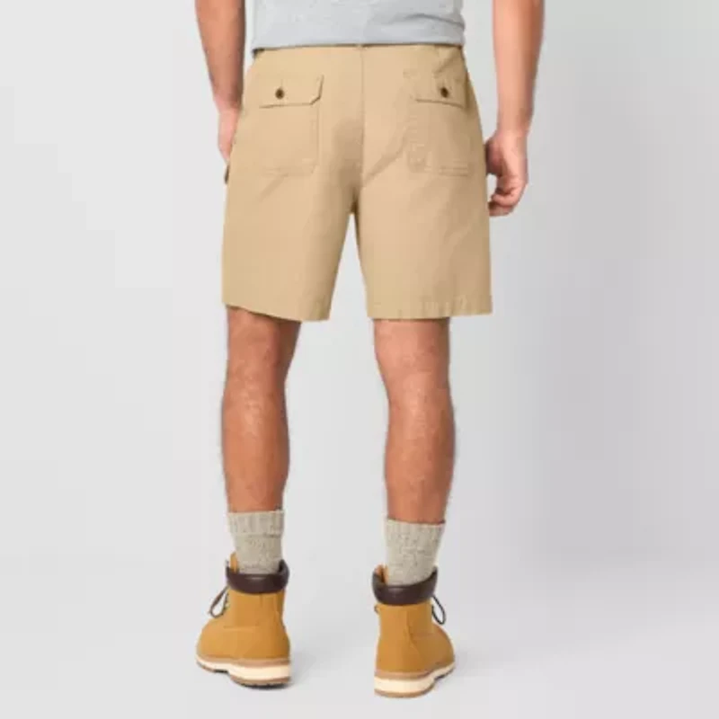 St. John's Bay Canvas Hiking Mens 7" Cargo Short