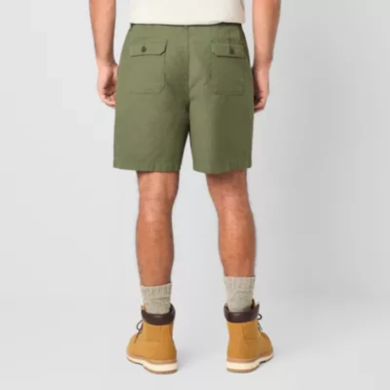 St. John's Bay Canvas Hiking Mens 7" Cargo Short