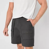 St. John's Bay Canvas Hiking Mens 7" Cargo Short