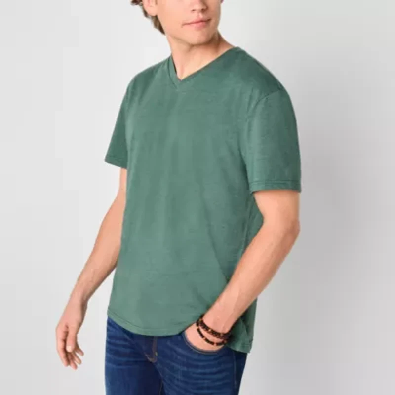 Arizona Mens V Neck Short Sleeve T-Shirt