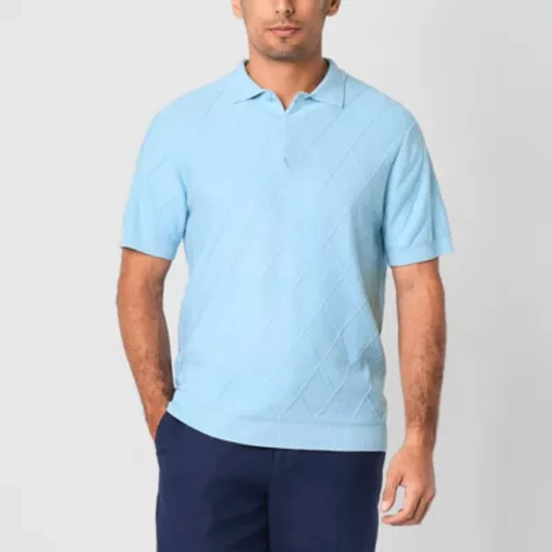 Stafford Diamond Mens Regular Fit Short Sleeve Polo Shirt