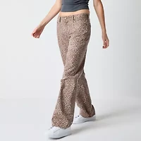 Arizona Womens Juniors Low Rise Straight Leg Jean