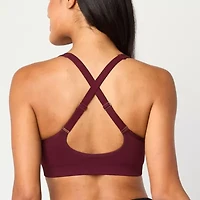 Xersion Womens Low Support Seamless Cross Back Sports Bra