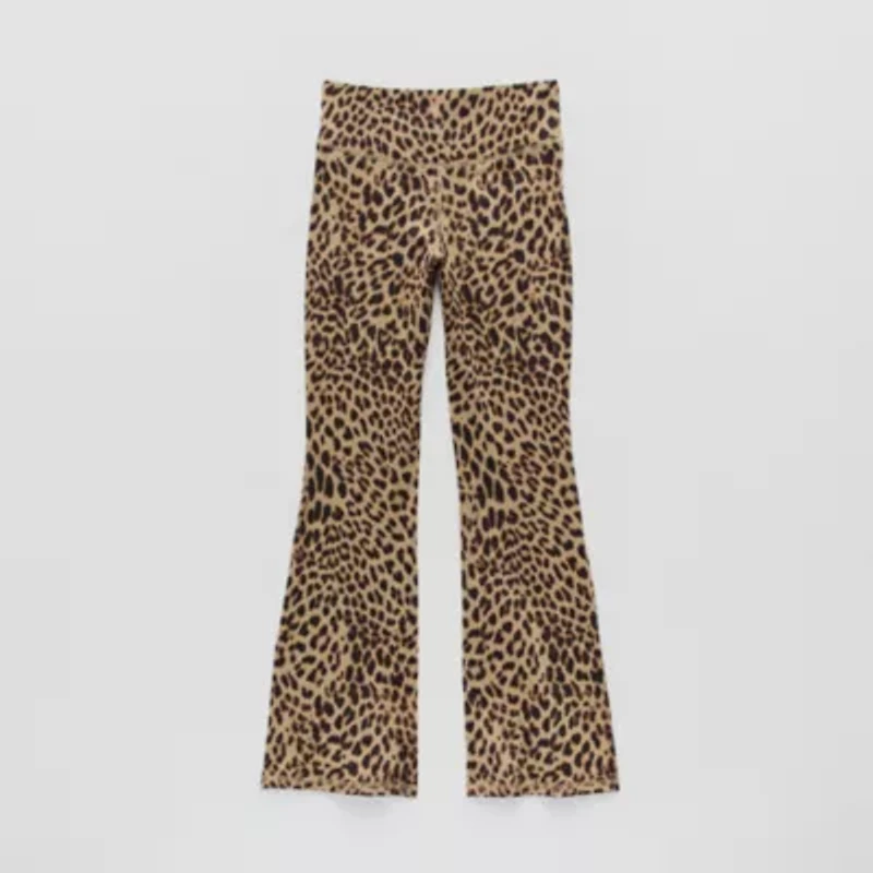 Xersion Little & Big Kid Girls Quick Dry Flare High Rise Regular Fit Pull-On Pant