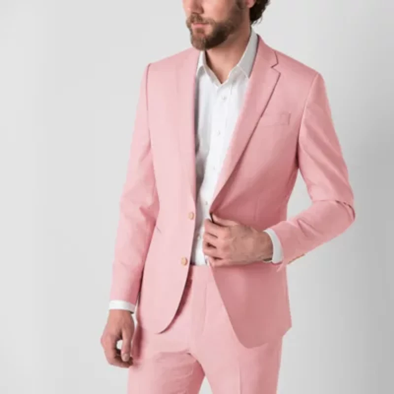 J. Ferrar Mens Classic Fit Big and Tall Suit Jacket