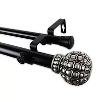 Rod Desyne Pod 1" Adjustable Double Curtain