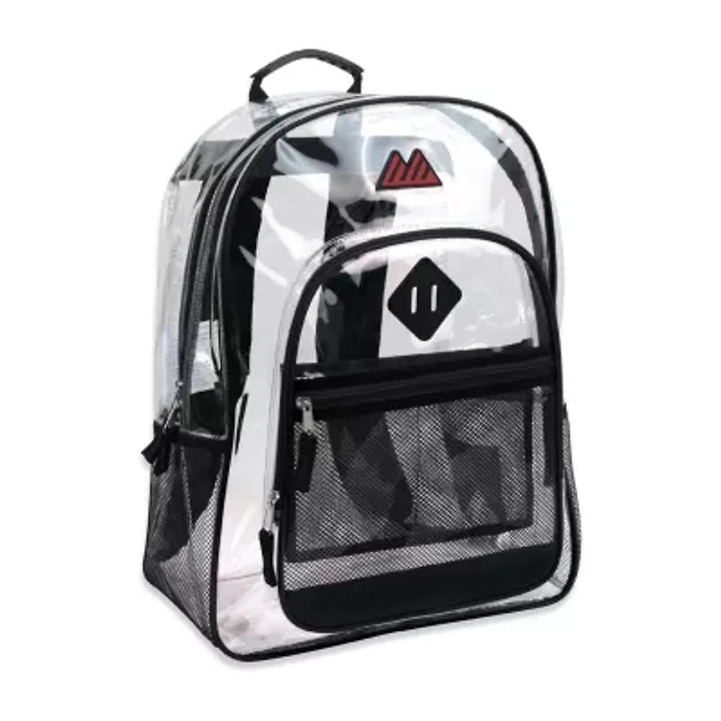 Summit Ridge Delux Clear Backpack With Mesh