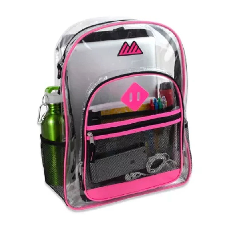 Summit Ridge Delux Clear Backpack With Mesh