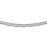 Made in Italy Womens Sterling Silver 20 Inch Link Chain Necklace