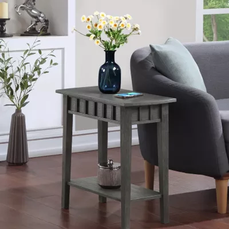 Dennis End Table with Shelf