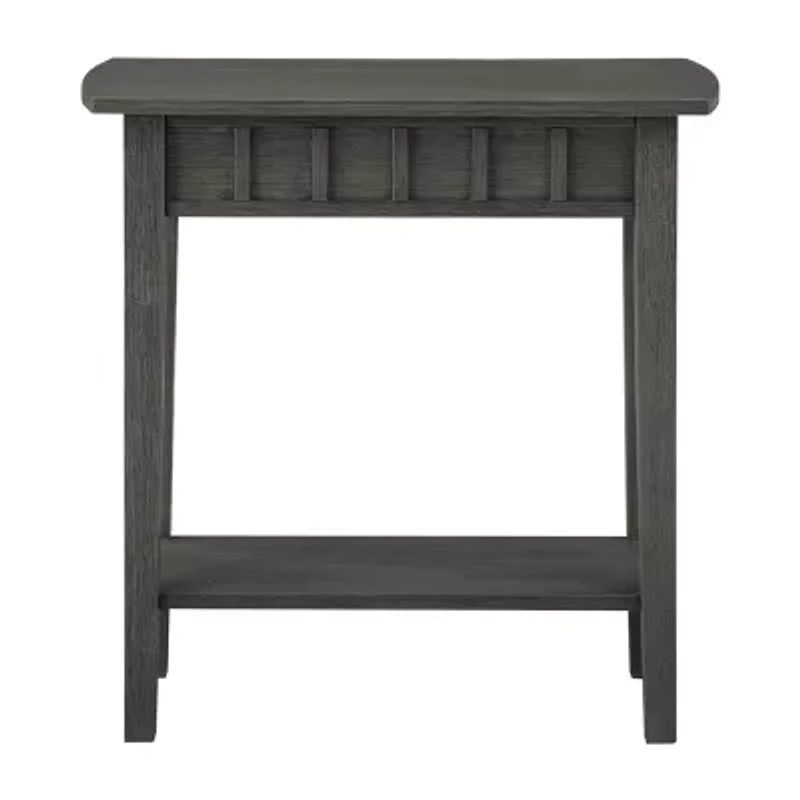 Dennis End Table with Shelf