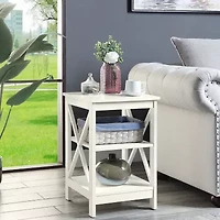 Oxford  End Table with Shelves